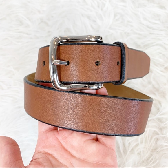 Cole Haan Other - COLE HAAN Real Leather Belt Brown Classic Mens 32